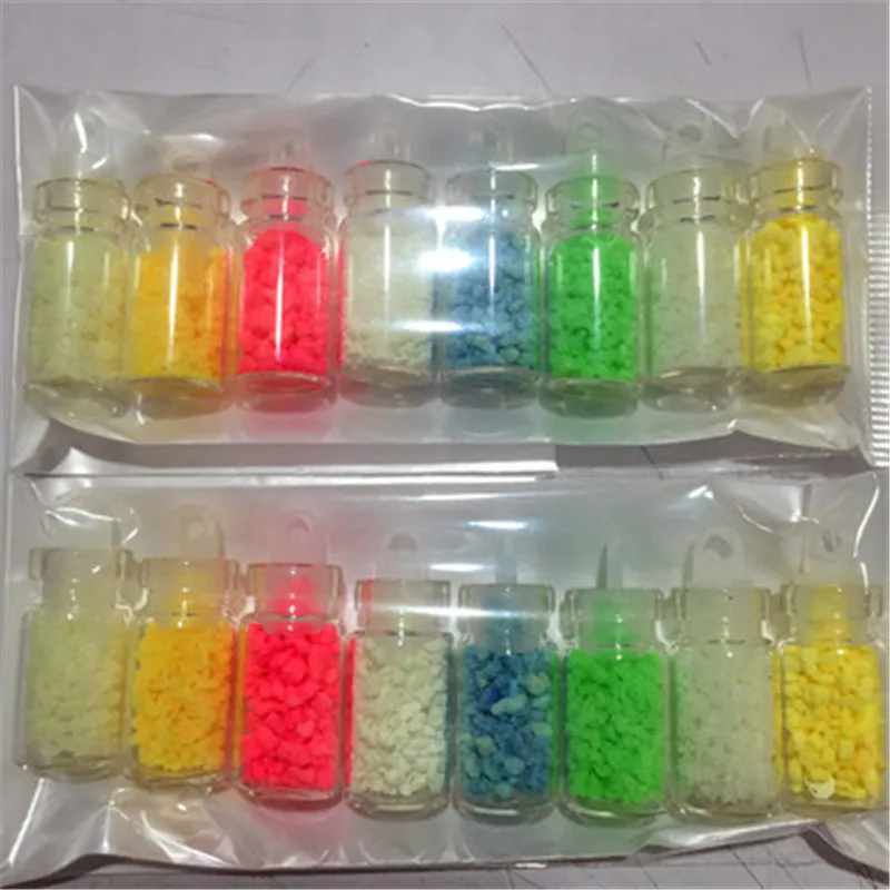 8 шт./компл. с флуоресцентным камнем наполнитель пушистый полимерный слизи