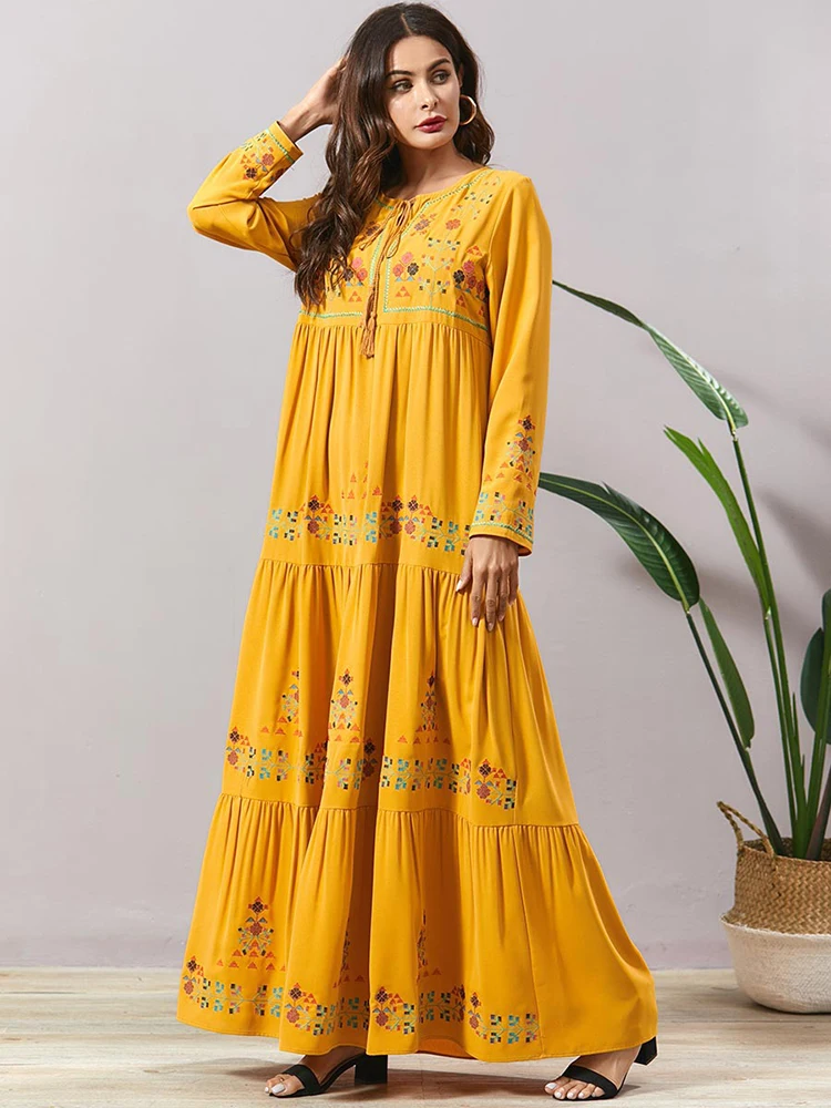 2020 г. Кафтан Абая из Дубая для женщин мусульманское платье Турция Европа