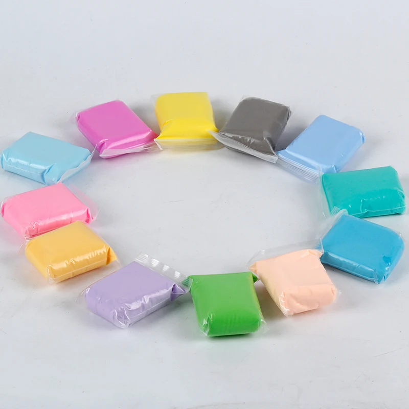 24 шт./компл. супер светильник шлама детская сохнущая на воздухе моделирование из