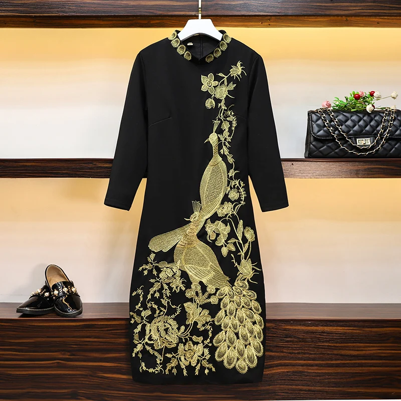 HAMALIEL Новый размера плюс S-3XL Весна облегающее платье класса люкс для женщин с