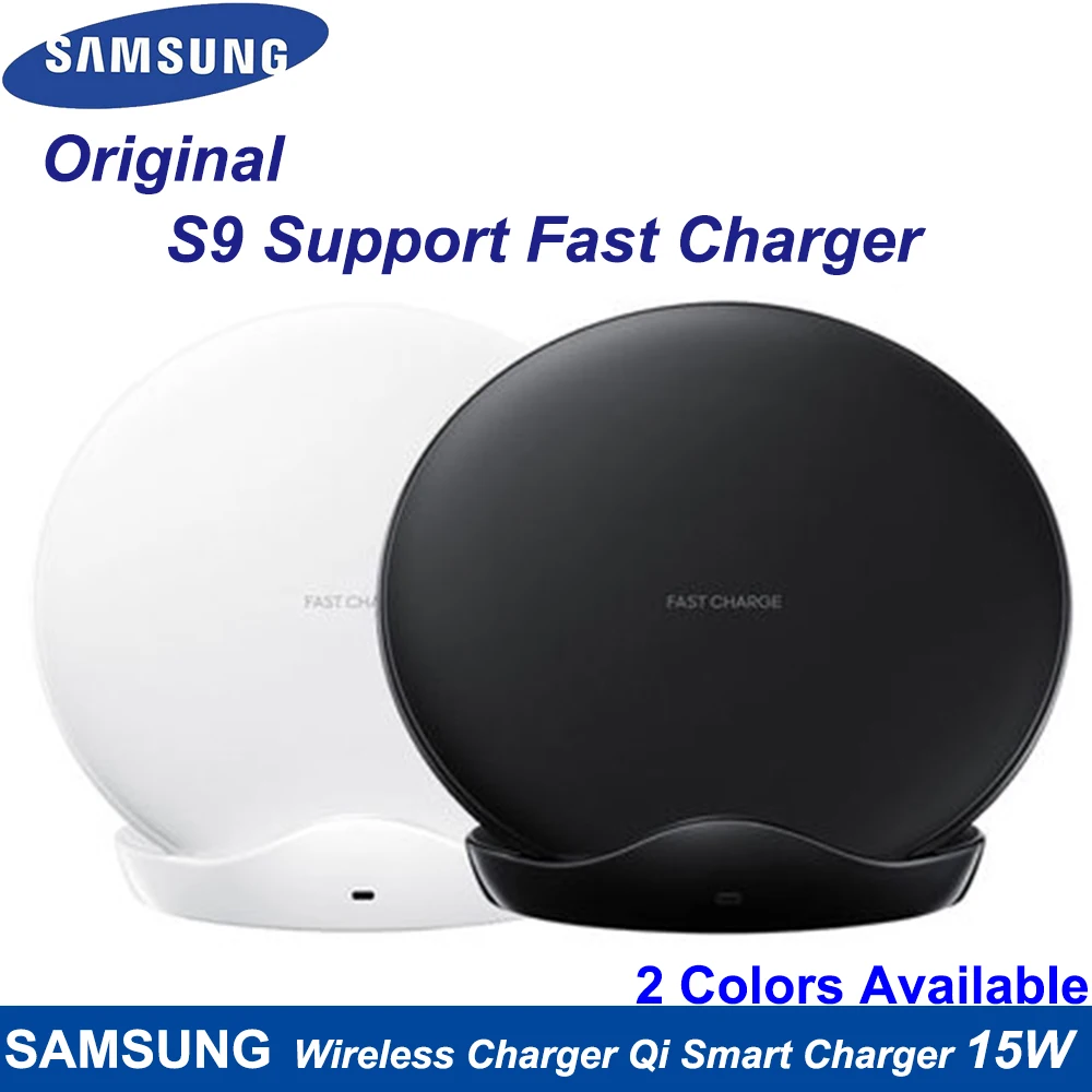 Оригинальное Быстрое беспроводное зарядное устройство Samsung Qi Smart Quick Charge для iPhone X