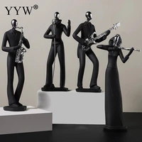 desktop european style decorations musicians piano saxophone musical instruments living room porch craft bottles small decorate