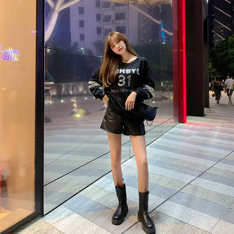 

Shiny hollow hole long sleeve sweater women's spring Korean loose design fashion jacket