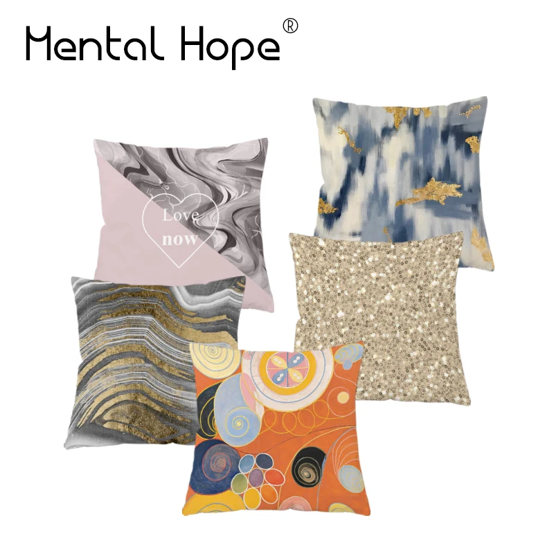 Наволочка для диванной подушки с геометрическим рисунком | Дом и сад