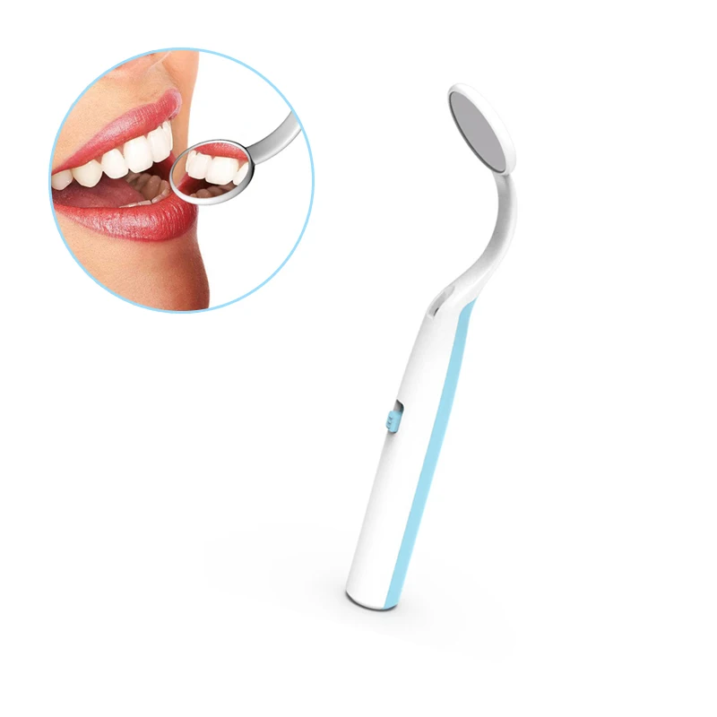 

Светодиодный ротовой эндоскоп, стоматологическое зеркало для проверки зубов со светодиодный светильник кой, Яркое Зеркало для рта 23 мм, акс...