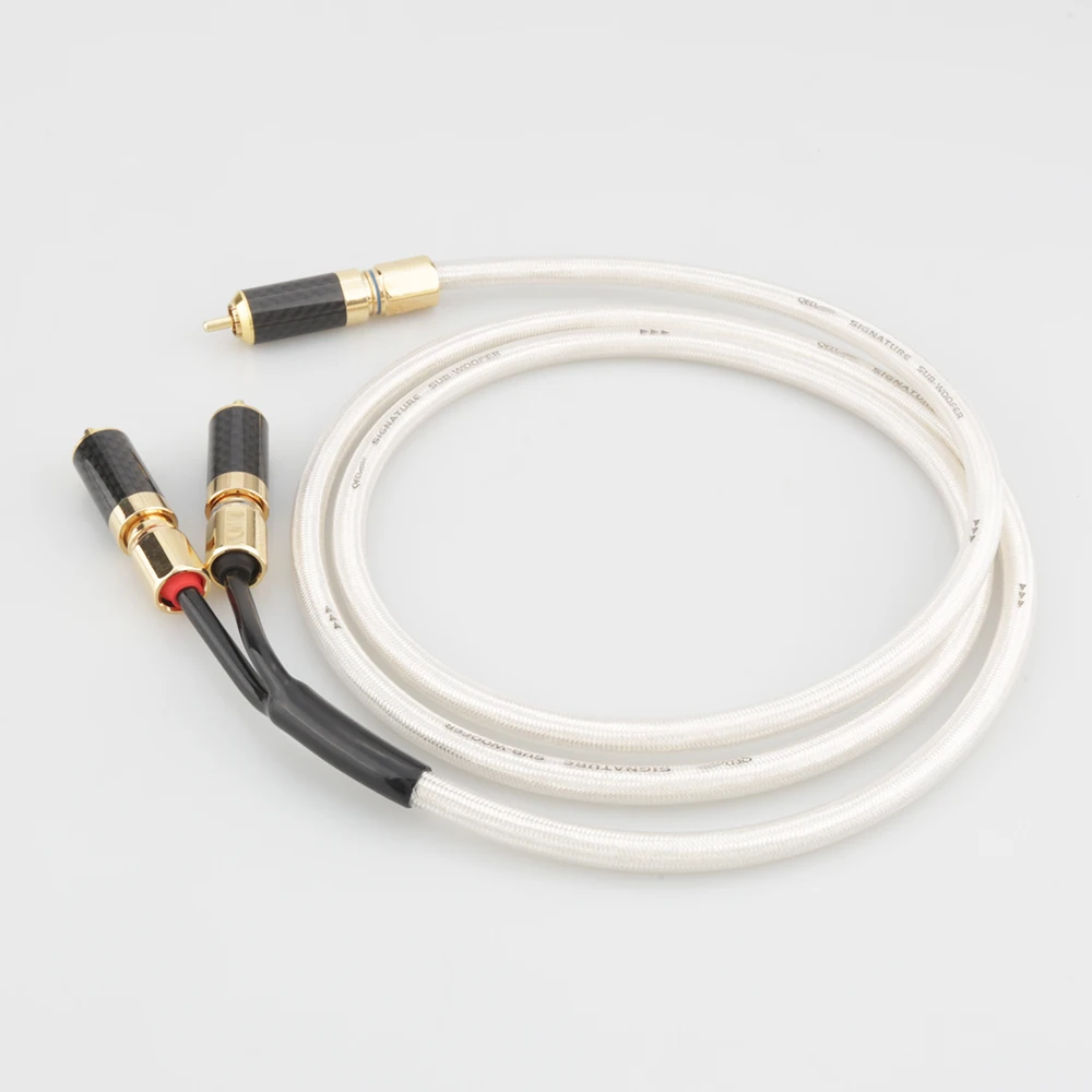 Y-образный переходник A26 RCA 1 штекер на 2 штекера короткий Y-разветвитель Цифровой