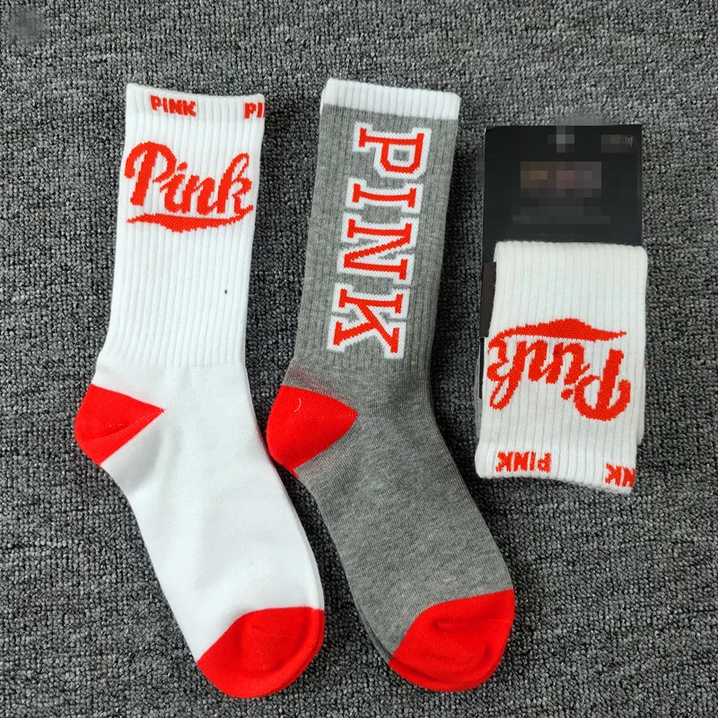 ALY Damei 2 pairs of sporty Christmas socks happy socks pink, gin, chocolate, red wine, if you can