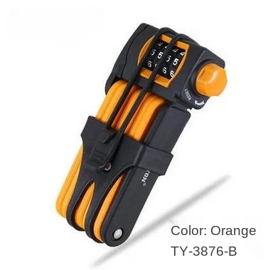 Bicycle password lock 3876-B mountain bike folding Security and anti-theft riding equipment | Спорт и развлечения