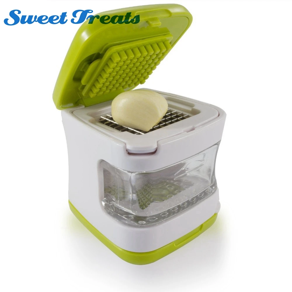Пластиковый пресс для чеснока 2 в 1|cooking tools|slice dicekitchen kitchen |