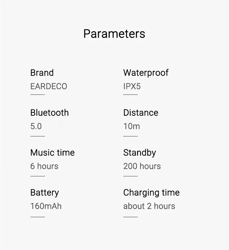 Магнитные беспроводные наушники EARDECO, Bluetooth наушники, спортивные беспроводные наушники, Bluetooth гарнитура, наушники с микрофоном