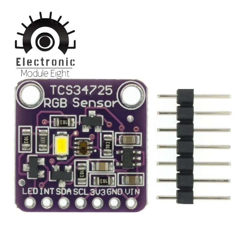 10 шт. Новый SX CJMCU-34725 TCS34725 цветной датчик RGB макетная плата модуль | Электронные