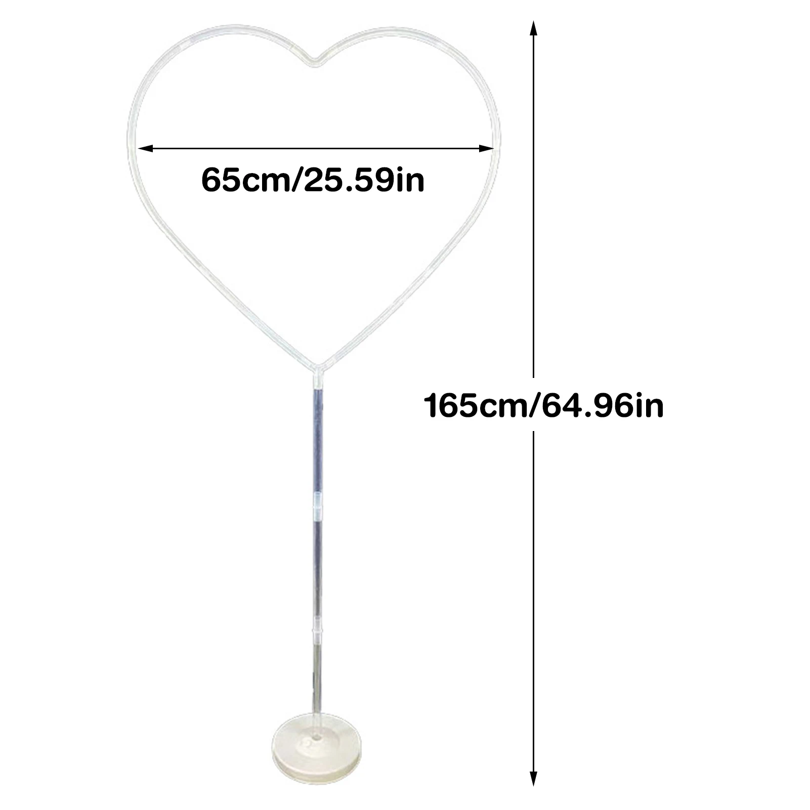 

Heart Circle Balloon Arch Frame Balloons Stand Holder Kit Wedding Decorations Baloon Birthday Party Supplies No Balloons