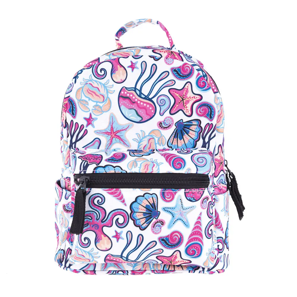 Children School Bag Cartoon Cute Ocean World Kawaii Backpack For Girl Fashion Women Print Backpack For Teens Travel Rucksack