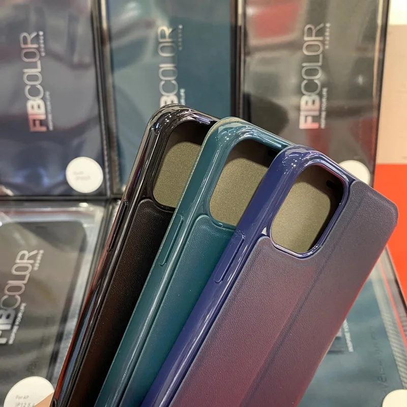 Кожаный чехол-книжка X-Level для iPhone 13 14 Pro Max mini ультратонкий Ультратонкий - купить по