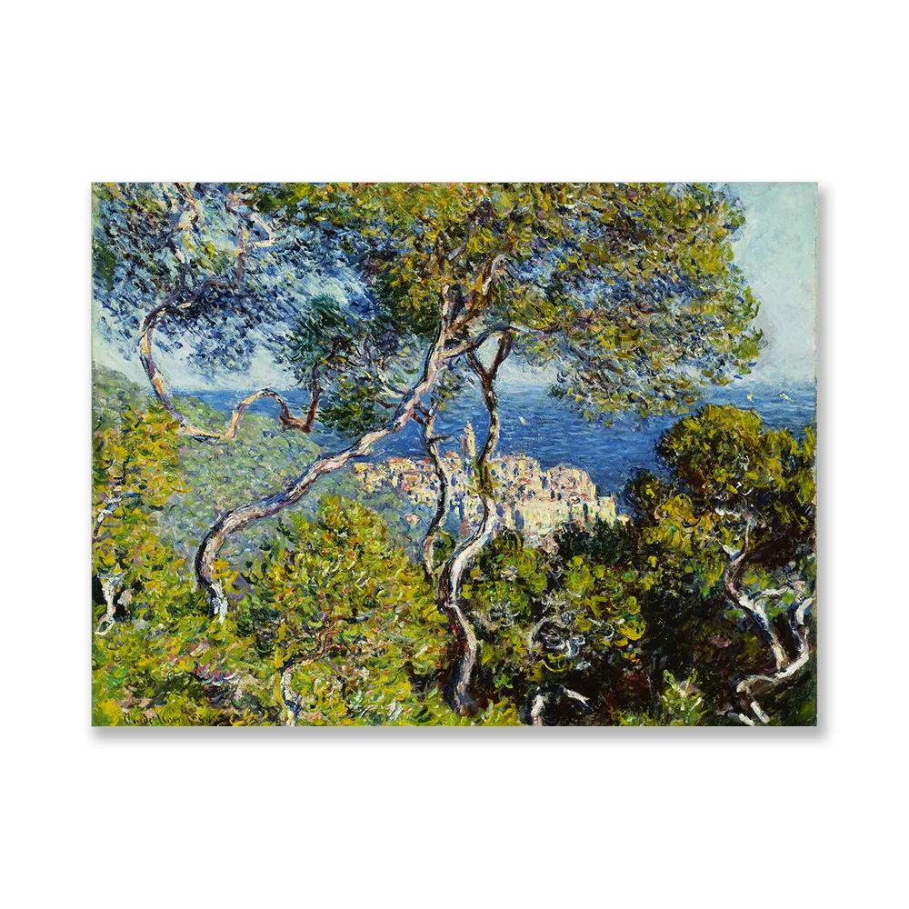 

Diamond Embroidery Nature Scenery Large DIY Diamond Painting Square Rhinestones Mosaic Diamonds Art Kits Bordighera Claude Monet