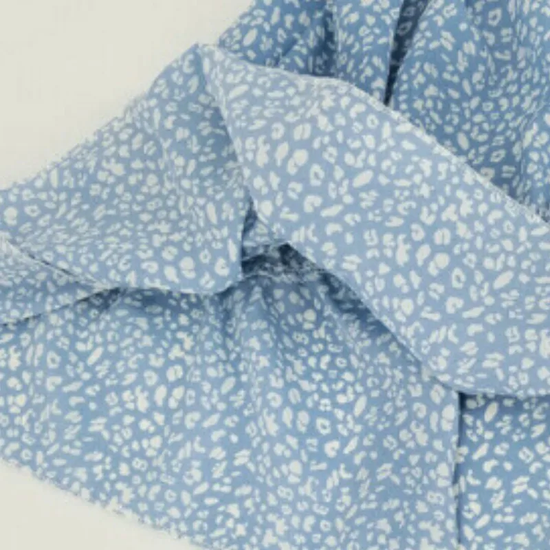 

Women Dot Print Summer Boho Mini Dress Short Sleeve Fashion Pleated Party Beach Dress Sundress