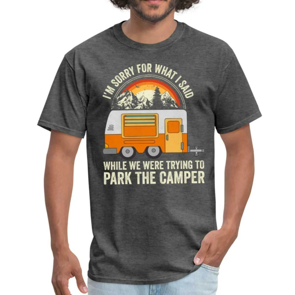 

Camping Gift - Park The Camper Men'S T-Shirt
