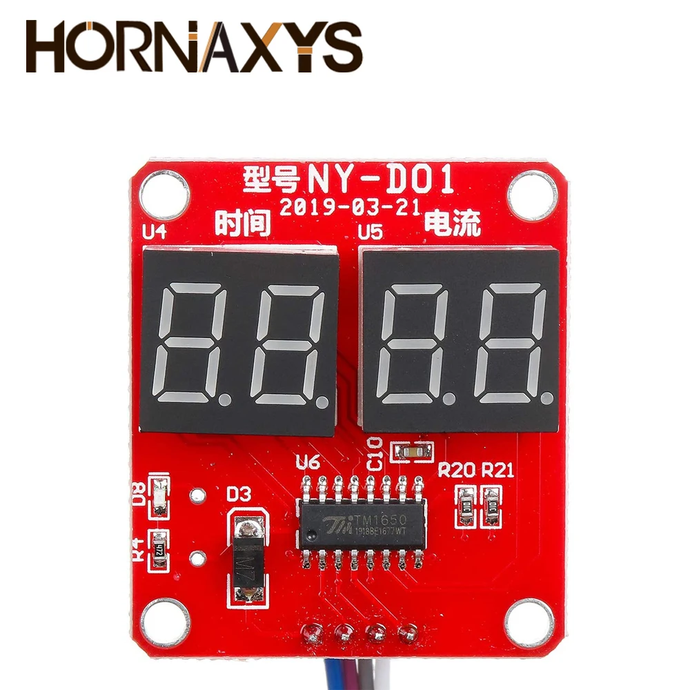 Панель управления точечной сваркой цифровой дисплей для измерения времени и