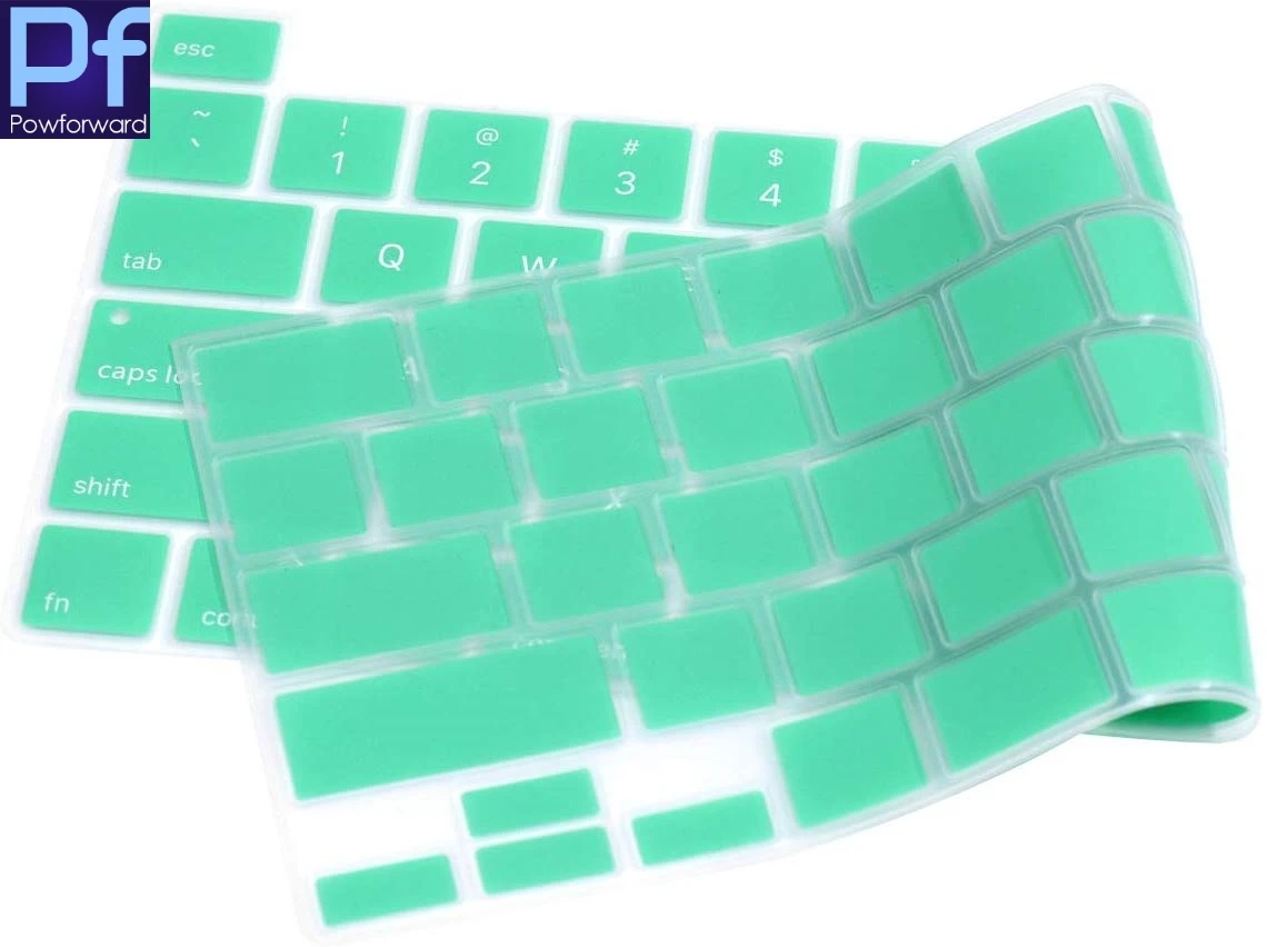 Силиконовый чехол с клавиатурой на английском языке для MacBook New Pro 16 дюймов 2019