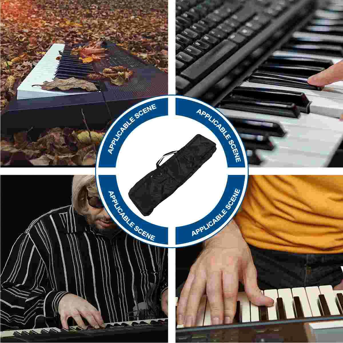 

1pc Electronic Piano Keyboard Bag Piano Keyboard Cover For 88 Key