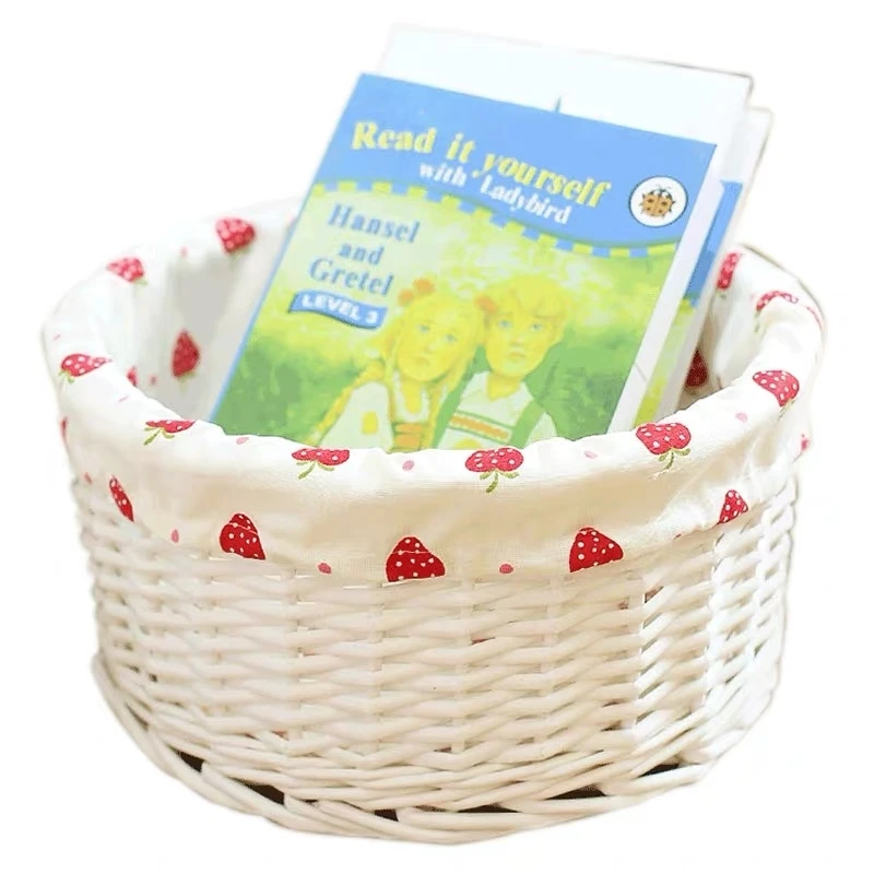 Маленькие и средние большие плетеные корзины для хранения декоративные из