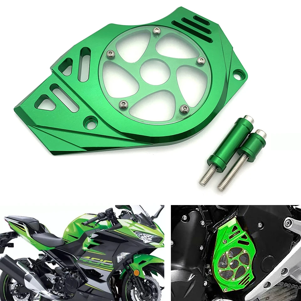 

Для KAWASAKI Vulcan S VN650 ER-6N ER-6F ER-4F VERSYS 650 Ninja400 NINJA650 ER6N ER6F мотоциклетная передняя Звездочка цепь Защитная крышка