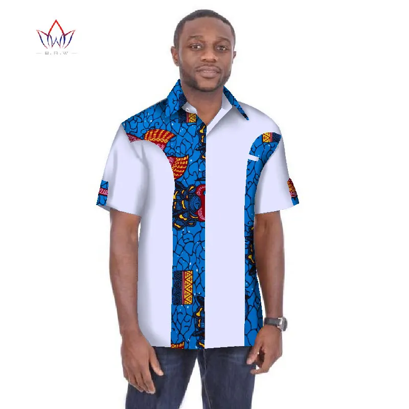 Традиционная мужская одежда в африканском стиле мужские рубашки с коротким