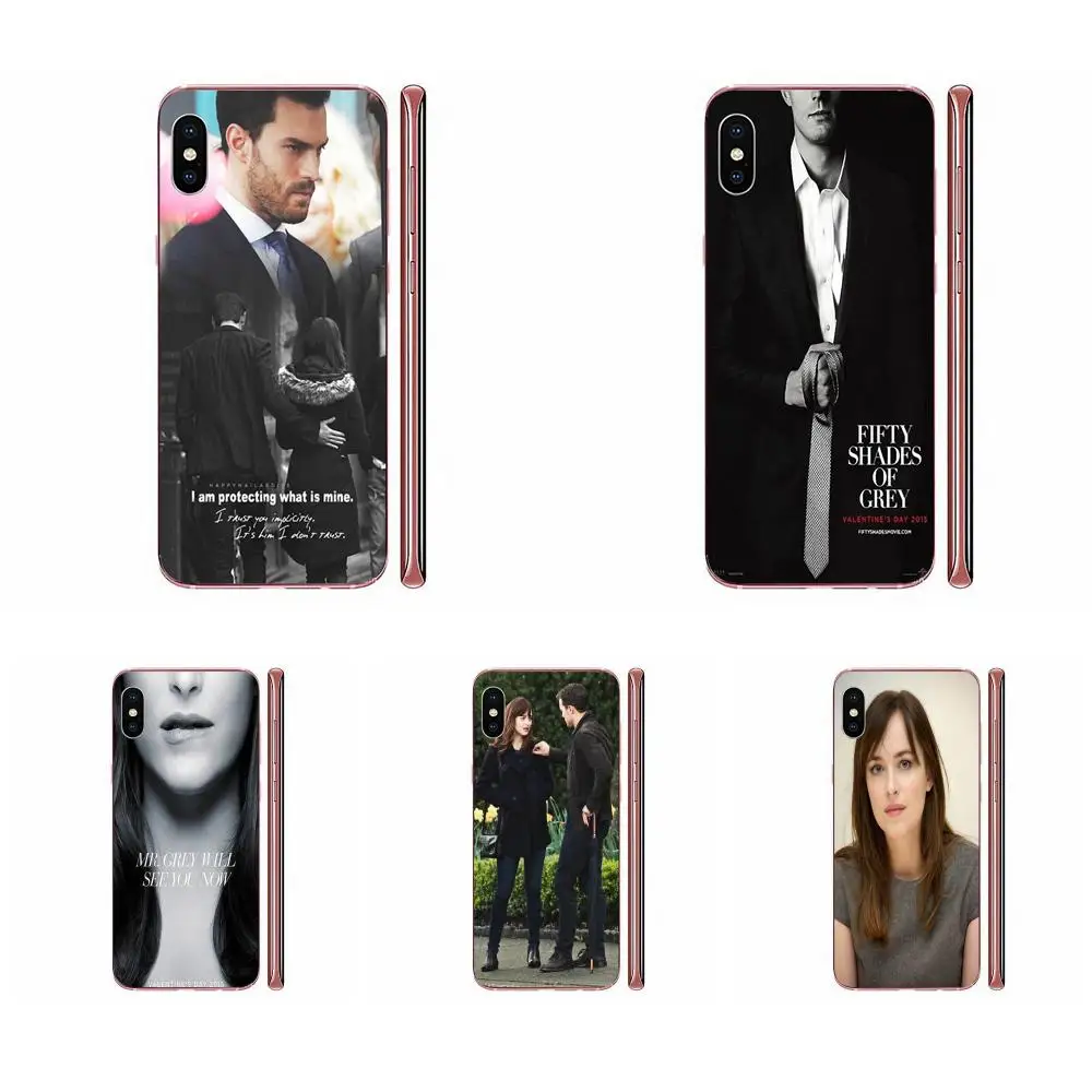 Мягкие Защитные чехлы для Apple iPhone 4 4S 5 5C 5S SE SE2 6S 7 8 11 Plus Pro X XS Max XR черный 50 оттенков