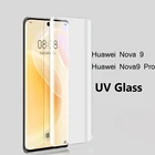 Защитное стекло для Huawei Nova 9 Pro 9Pro, жидкое 3D закаленное стекло для HUAWEI Nova9 Pro, nova9pro, защита экрана, УФ пленка