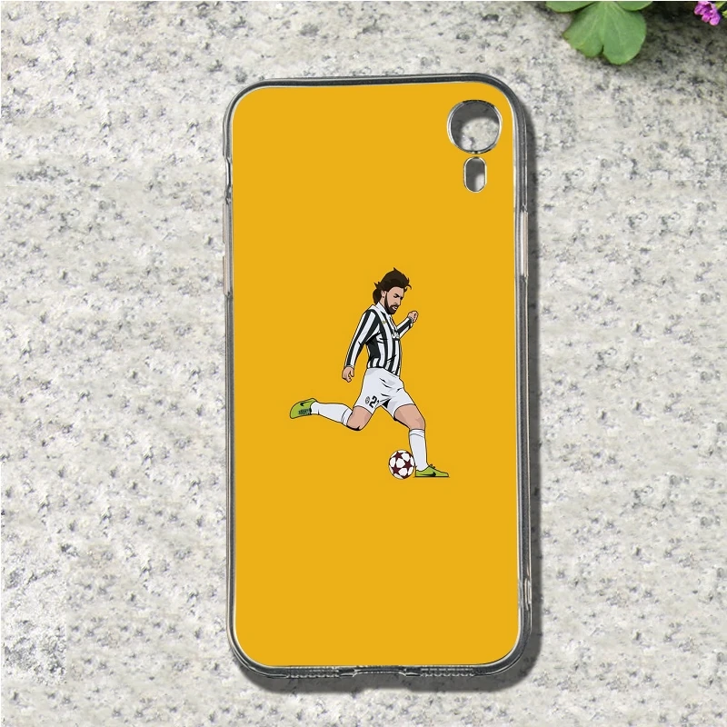 Cristiano Ronaldo Мягкий ТПУ чехол для мобильного телефона чехол для Iphone 4, 4S 5 5S SE 5C 6 6S 7 8 Plus X XS XR Max Shell