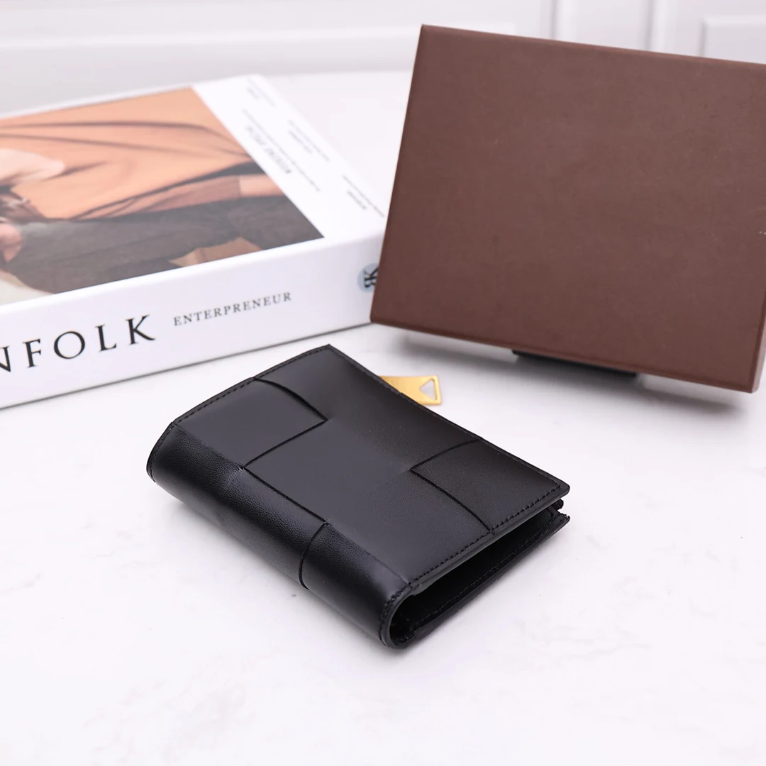 womens top genuine leather change zipper bag 100 cowhide large plaid woven mini credit card holder minimalist fashion 2021 new free global shipping