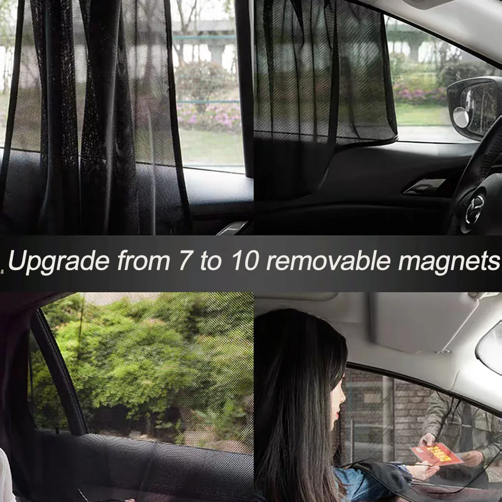 Магнитная Солнцезащитная занавеска на окно автомобиля защита от УФ-лучей для