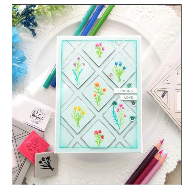 SIMPLY DIAMONDS-Плашки для резки металла создания фестиваля поздравительных открыток