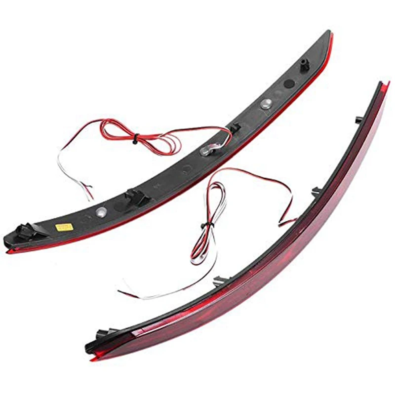 

Fluid Style LED Bumper Reflector Tail Lights for Hyundai Elantra 2016 2017 2018 Brake Lights Turn Signal Lights Red