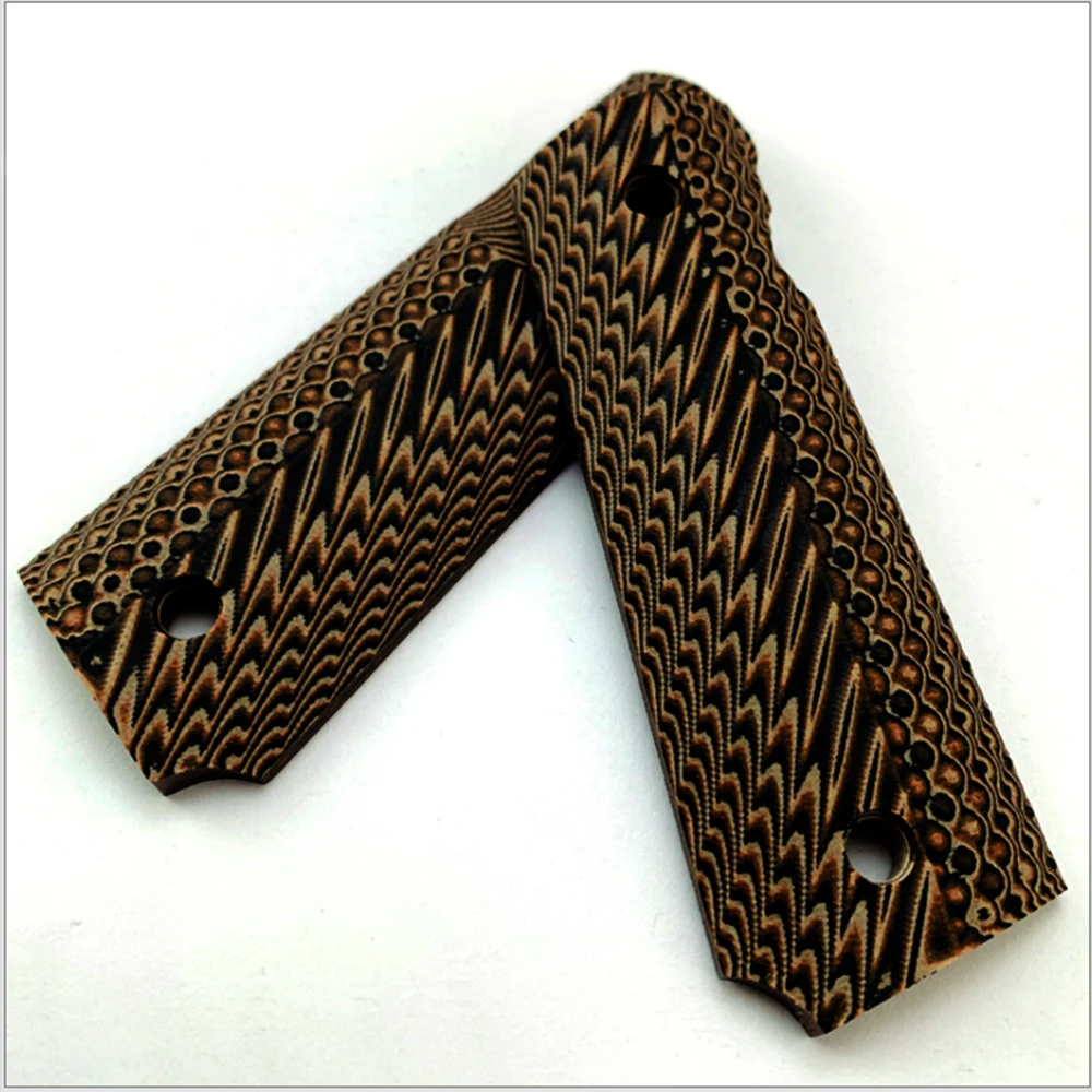 TOtrait Tactical 1 Pair Professional G10 Knife Handles Patch Textured Material DIY Scales Non-slip Blanks For 1911 Grips | Спорт и