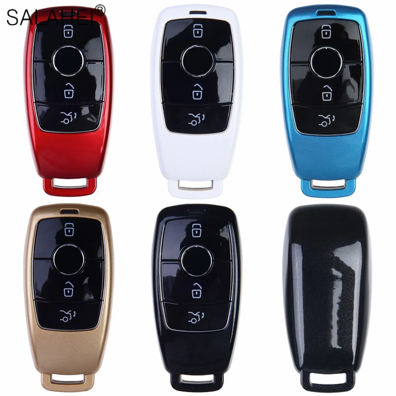 Fashion ABS Car Key Cover Case Bag Protective For Mercedes Benz 2017 E Class W213 2018 S class Accessories styling Shell | Автомобили и