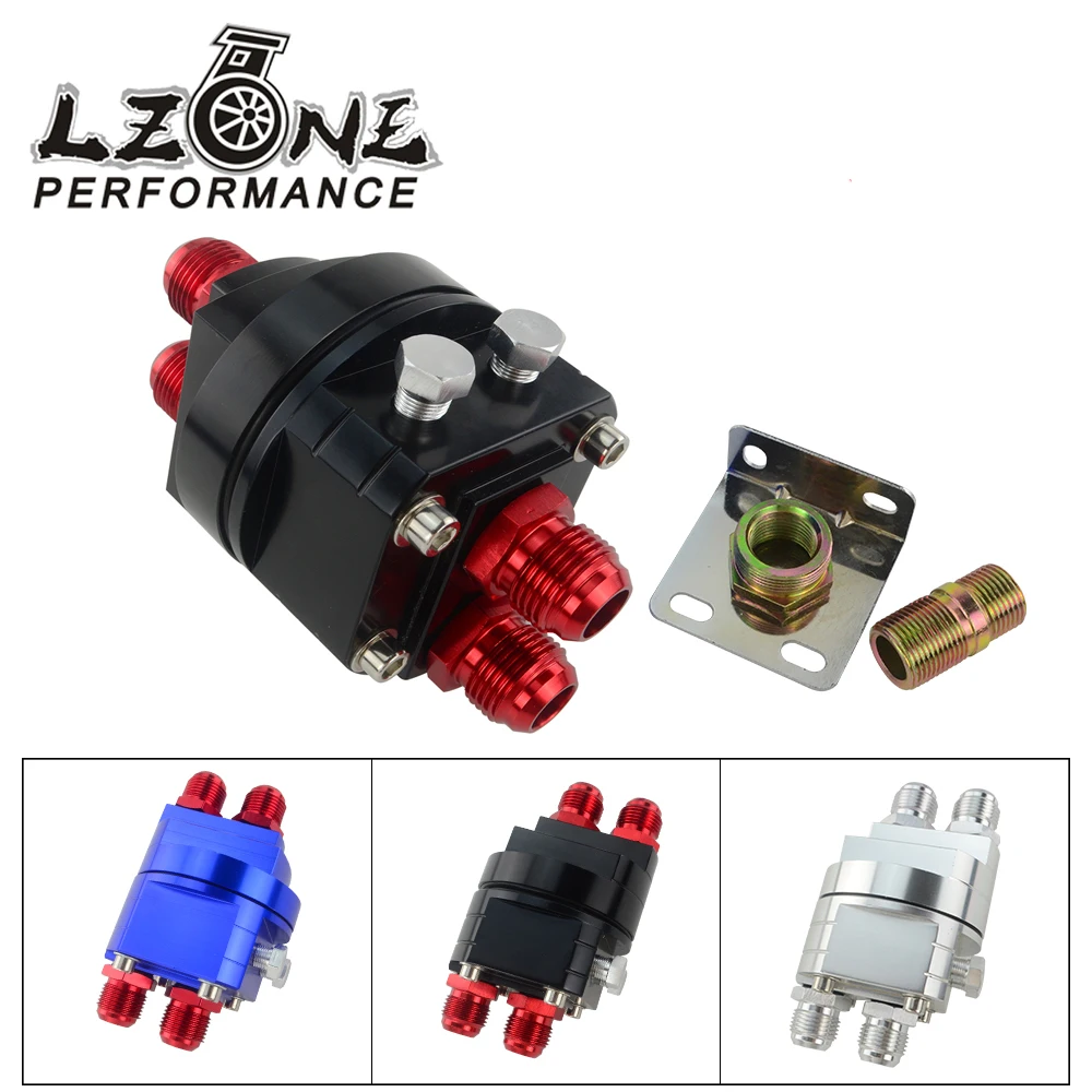 LZONE Алюминиевый Масляный фильтр для перестановки мужской фитинг адаптер
