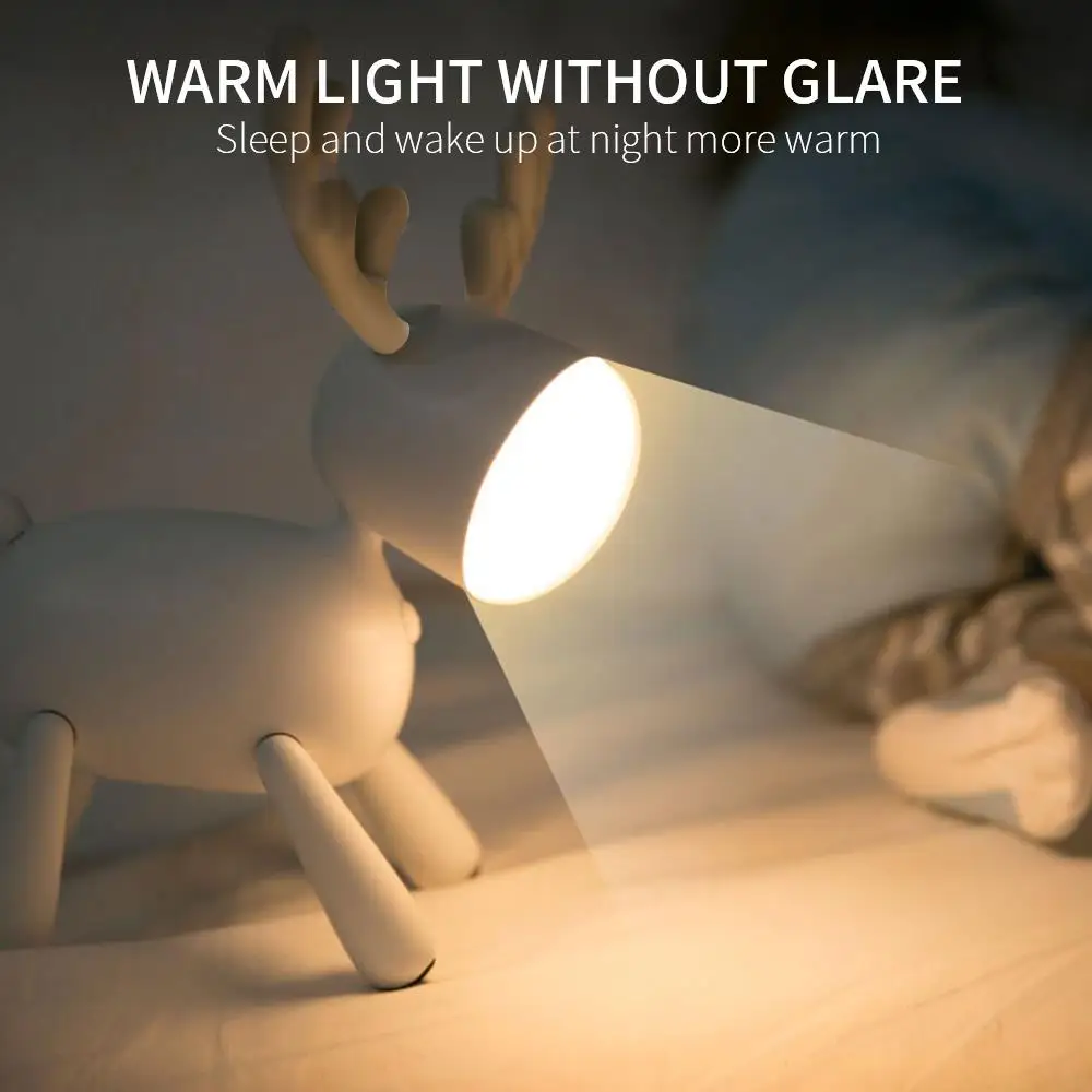 

Desk Light Touch Switch Music Stand Book Lamp Baby Stroller Hand Lamp Adjustable Rechargeable Night Light