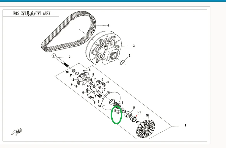 Два вида шайб подходят для CF550/191R X550 /CF500 код деталей: 0GR0 051011/ 051009 № 14/15 на чертеже|atv