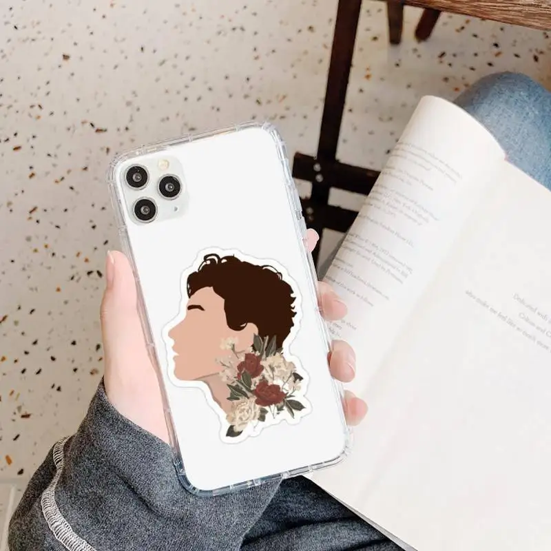 

Canadian singer shawn mendes Phone Case Transparent soft For iphone 5 5s 5c se 6 6s 7 8 11 12 plus mini x xs xr pro max