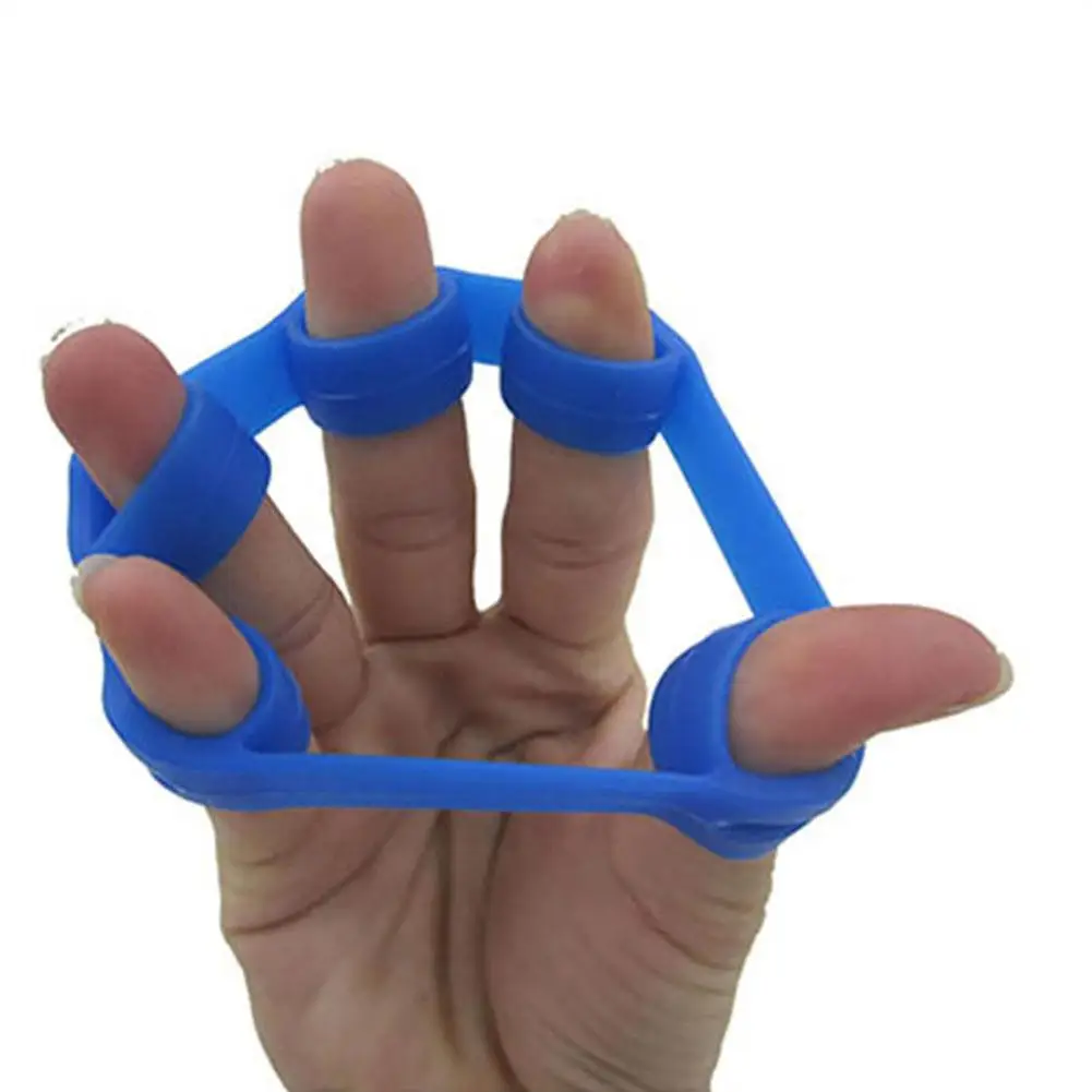 Tangan Gripper Silikon Jari Expander Latihan Hand Grip Pergelangan Tangan Kekuatan Pelatih X Resistance Band Kebugaran