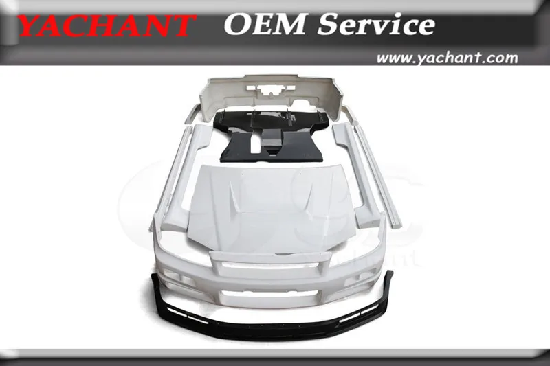 Тюнинг автомобиля полный FRP волоконное стекло боди наборы Подходит для 99 00 Skyline R34