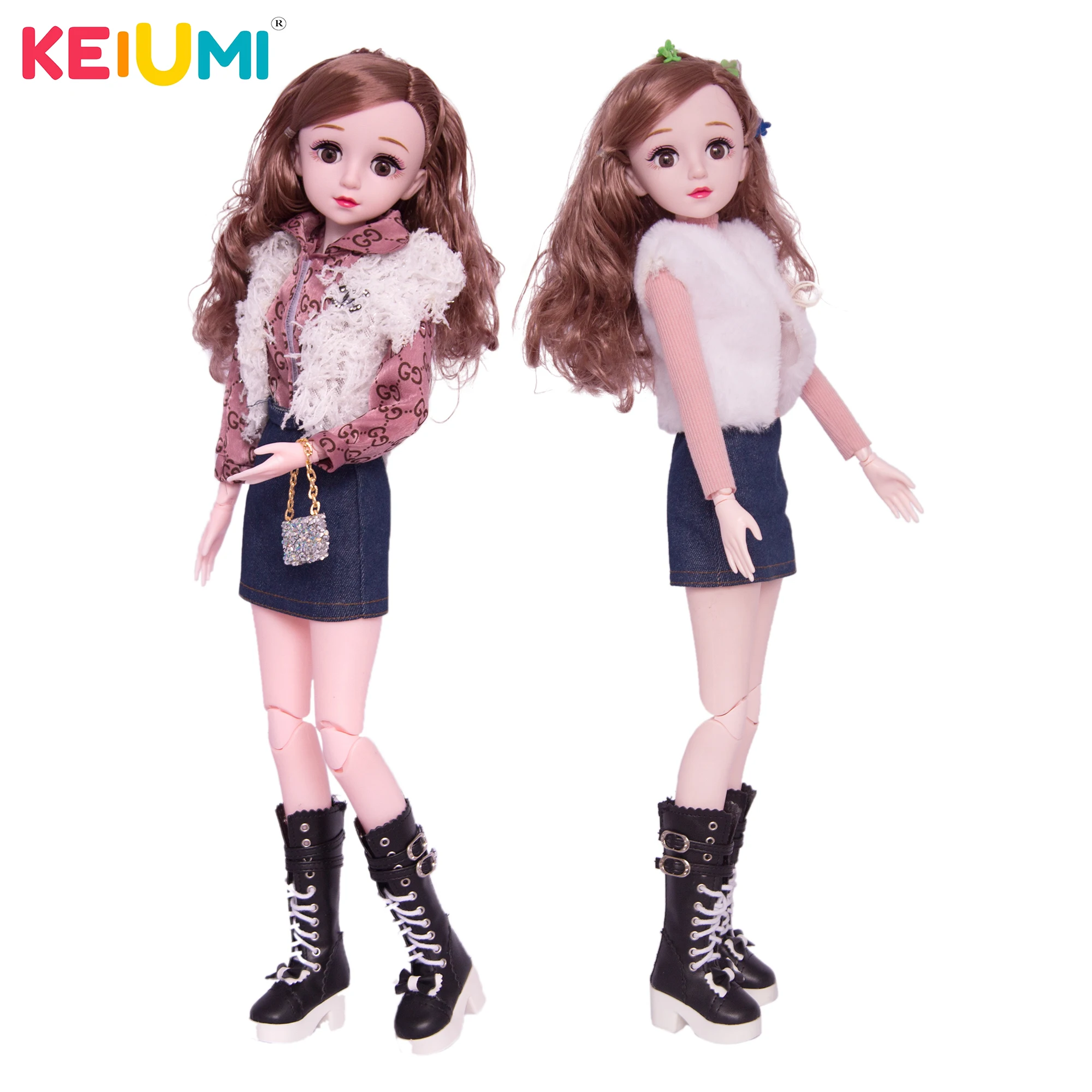 KEIUMI 1/3 BJD куклы 24 &quotгибкая модель с сестрами в городском стиле хороший выбор для