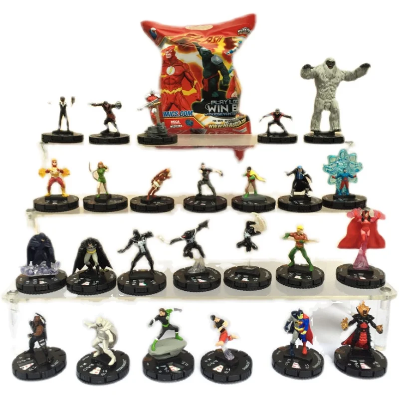 

Hasbro Marvel Action Figure DC Board Game War Chess Running Group Ornaments Batman Spider-man Iron Man Venom Rare Toys