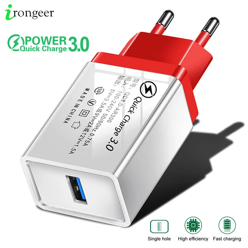 USB зарядное устройство Quick Charge 3 0 2 дорожный настенный адаптер для быстрой зарядки