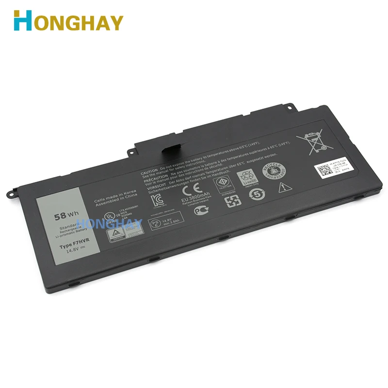 Аккумулятор Honghay F7HVR для ноутбука DELL Inspiron 15 7000 series-7537 17 7737 17HR-1728T 062VNH G4YJM T2T3J 4ICP5/67/90 14 8