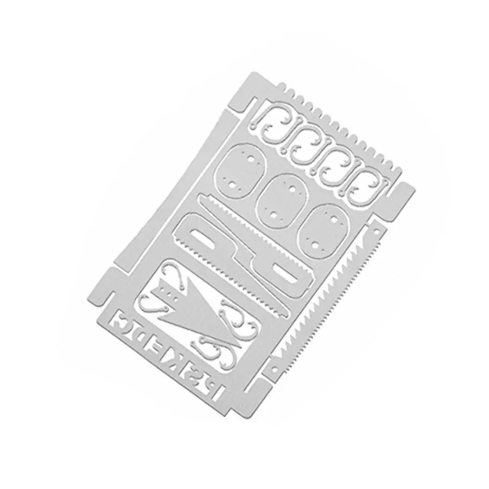 

Fishing Card Fishing Tools 0.6mm Stainless Steel Durable Outdoor Field Compass Practical Portable Multi Tool