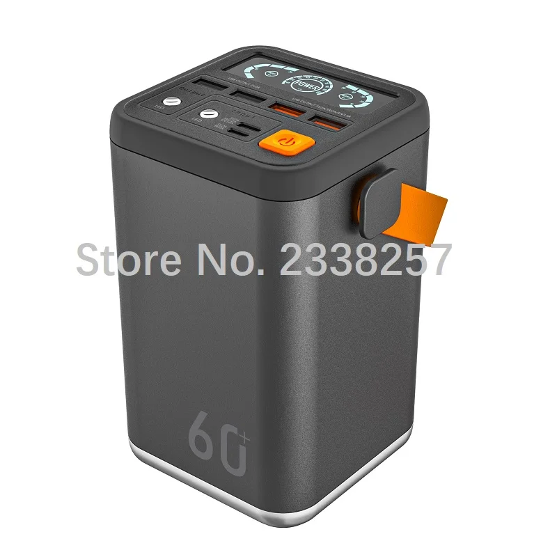 66W Large-capacity power 60000mAh outdoor mobile power bank two-way fast charging 36W energy storage mobile power bank 100000mAh