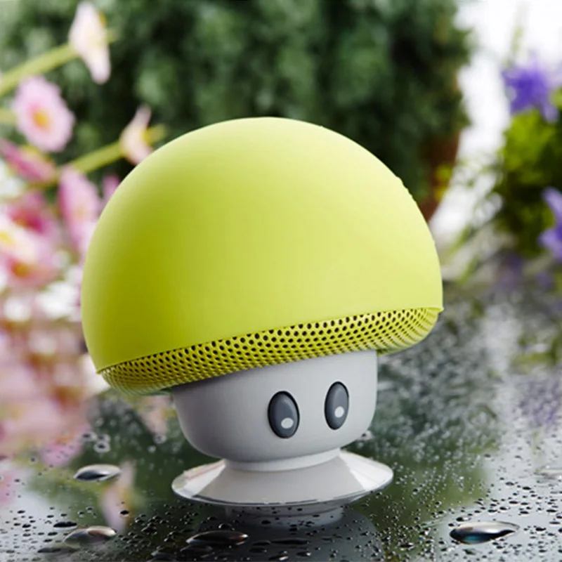 Soporte динамик MP3-плеер Bluetooth музыкальный держатель для телефона Мини Гриб