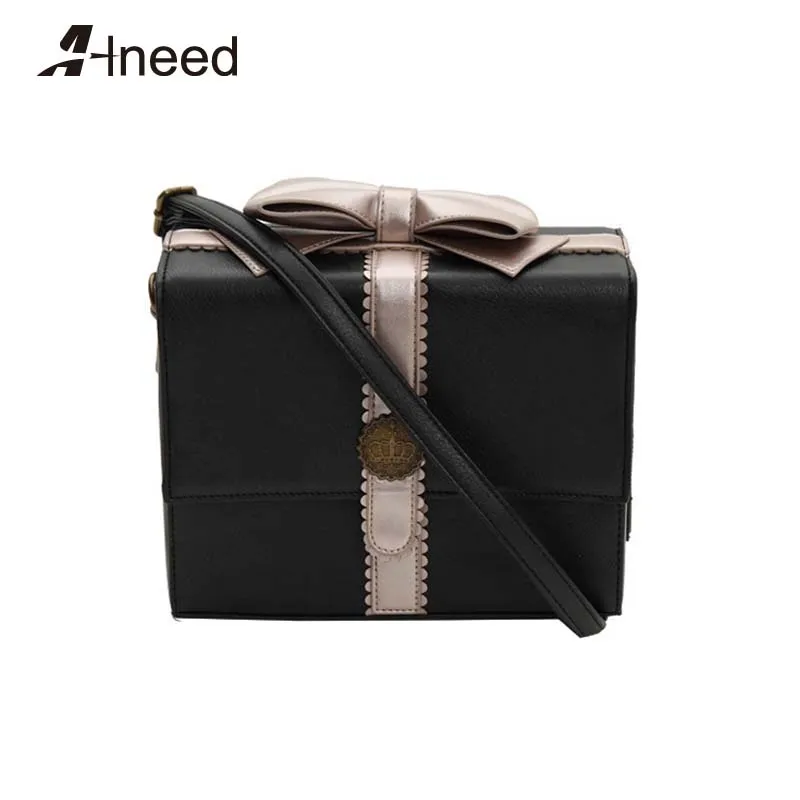 

ALNEED Japan Style Lolita Bow Tie Knot Harajuku Handbag Luxury Handbags Women Bags Designer Shoulder Bag Messenger Bag School